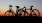a group of bikes parked on a hill